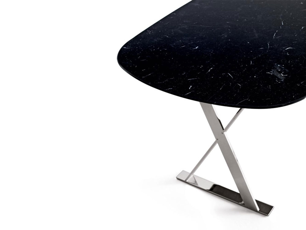 Maxalto Pathos Elliptic Marble Table - 250 cm by Antonio Citterio 
