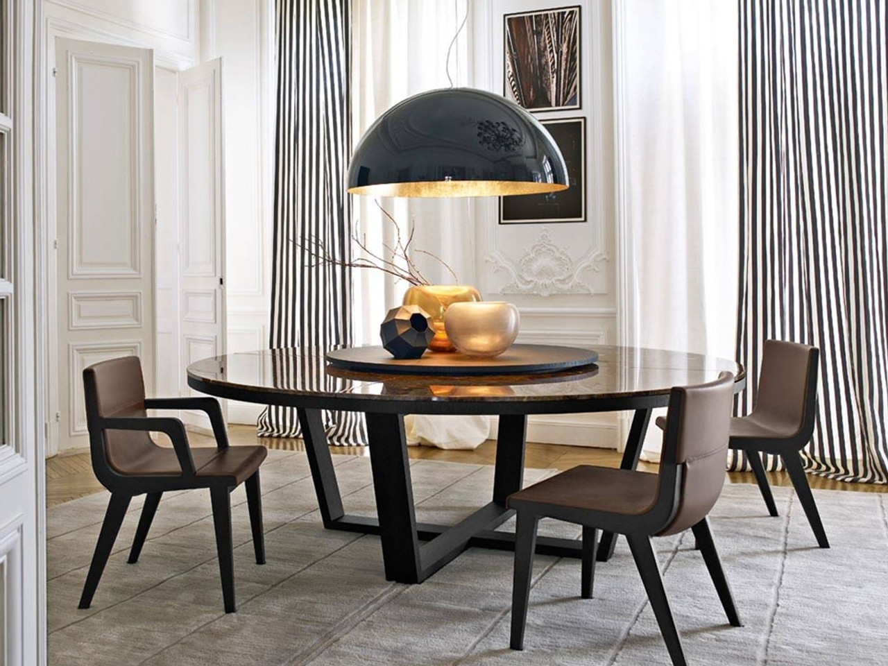 Maxalto Xilos Marble Top Dining Table by Antonio Citterio 