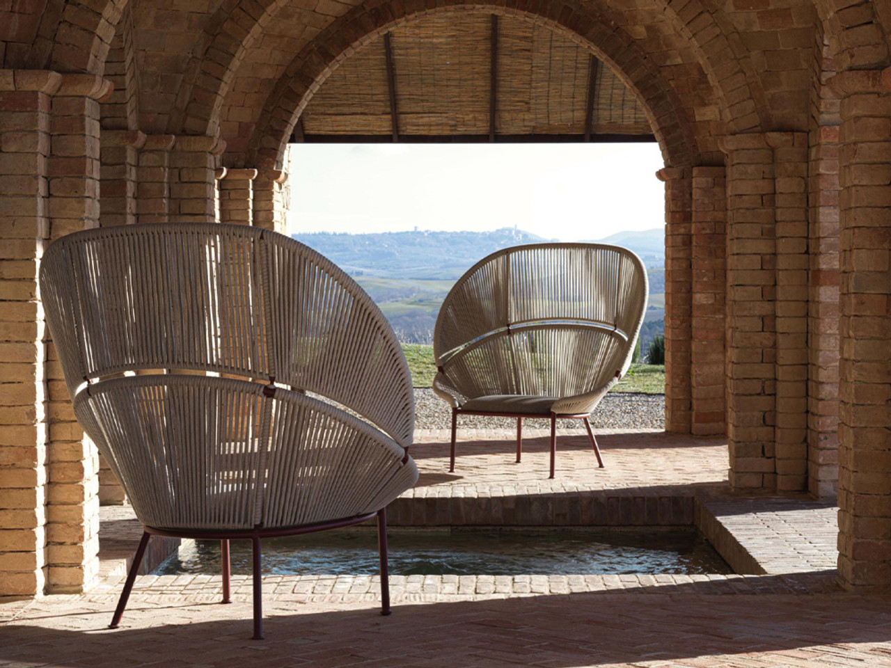 Petalo Outdoor High Armchair