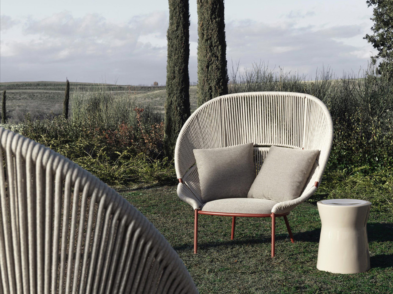 Petalo Outdoor High Armchair