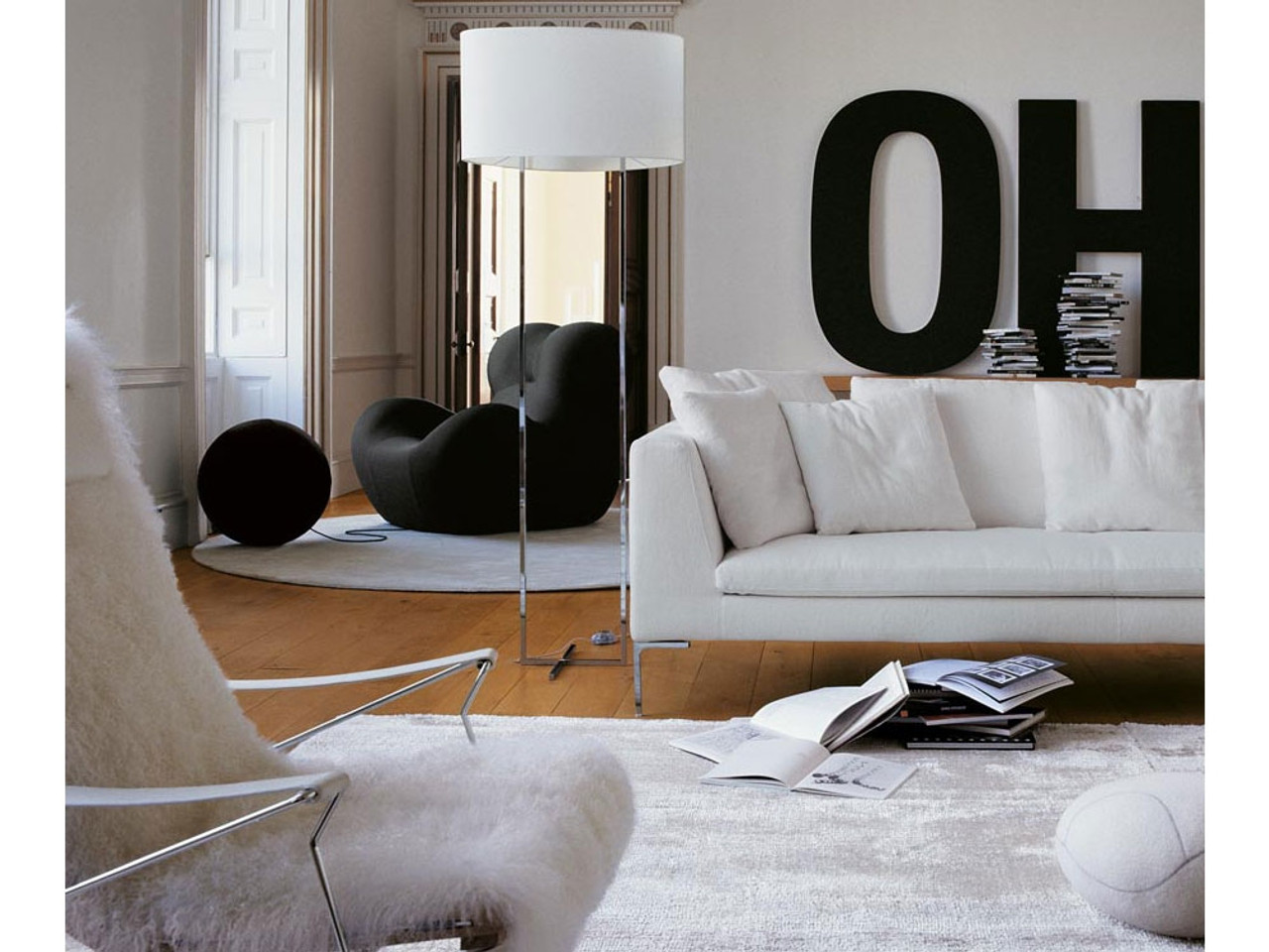 B&B Italia Charles Large Sofa by Antonio Citterio