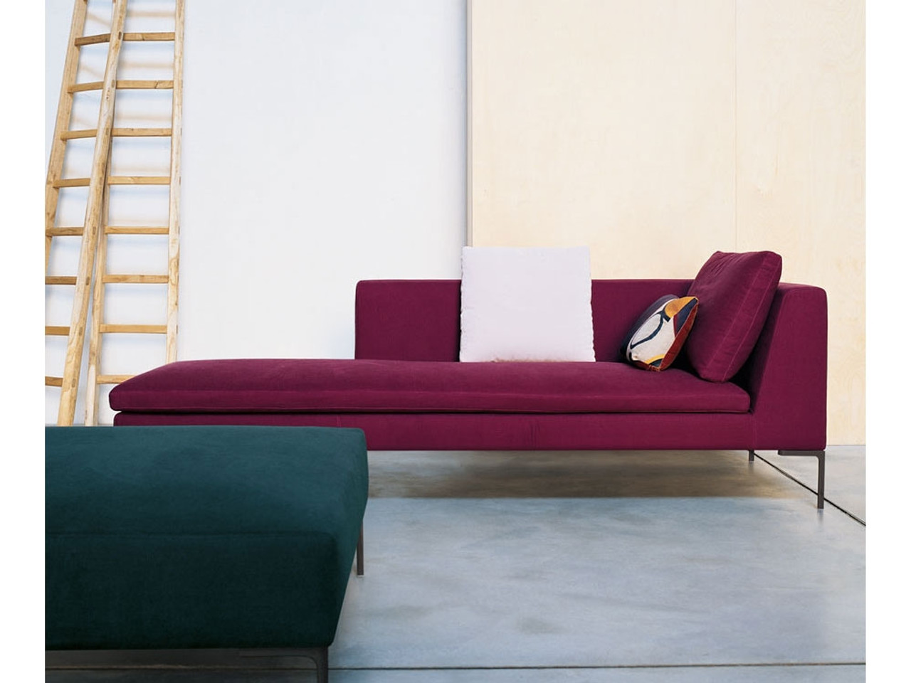 B&B Italia Charles Pouf by Antonio Citterio
