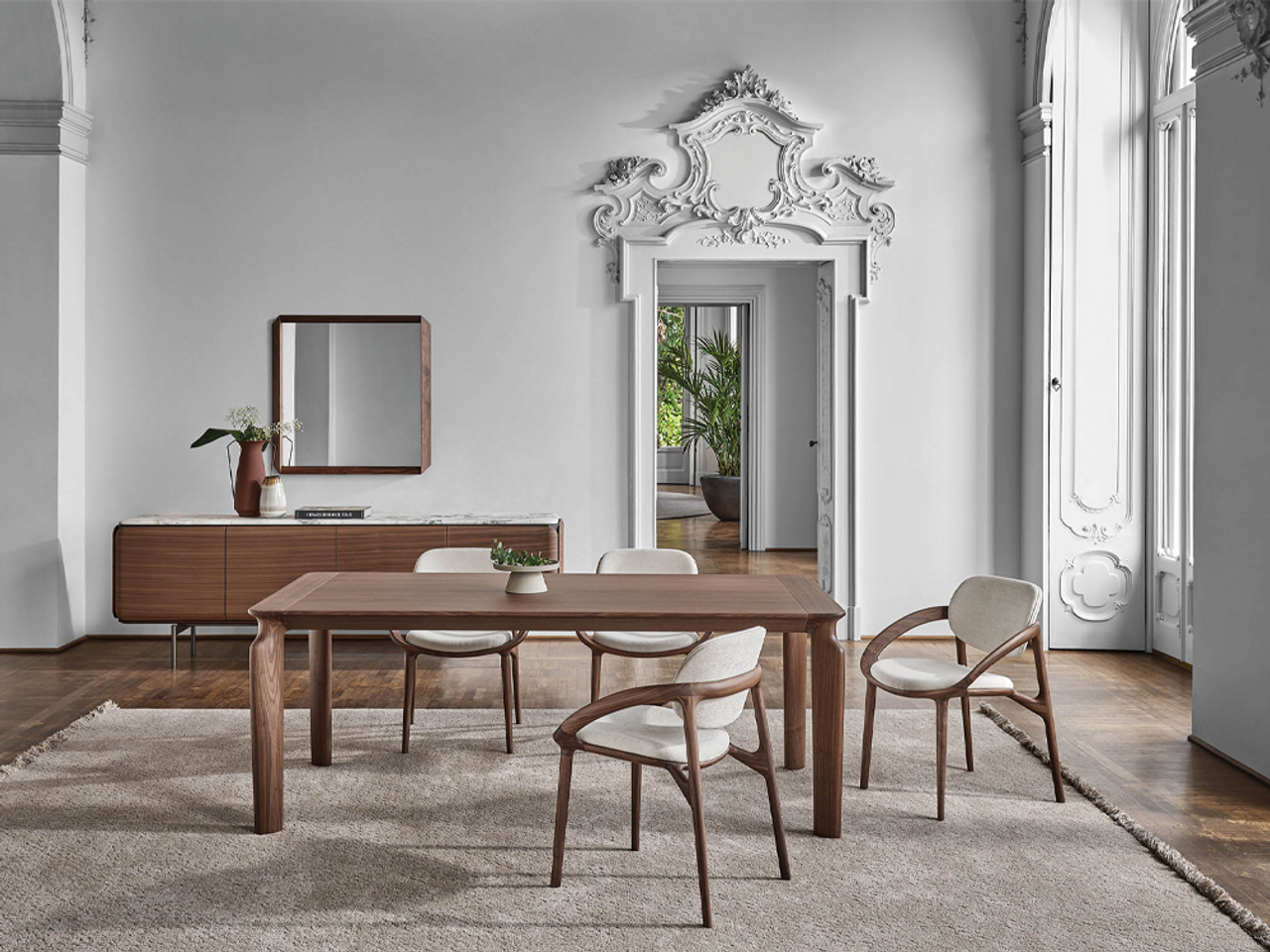 Amphora Wooden Dining Table
