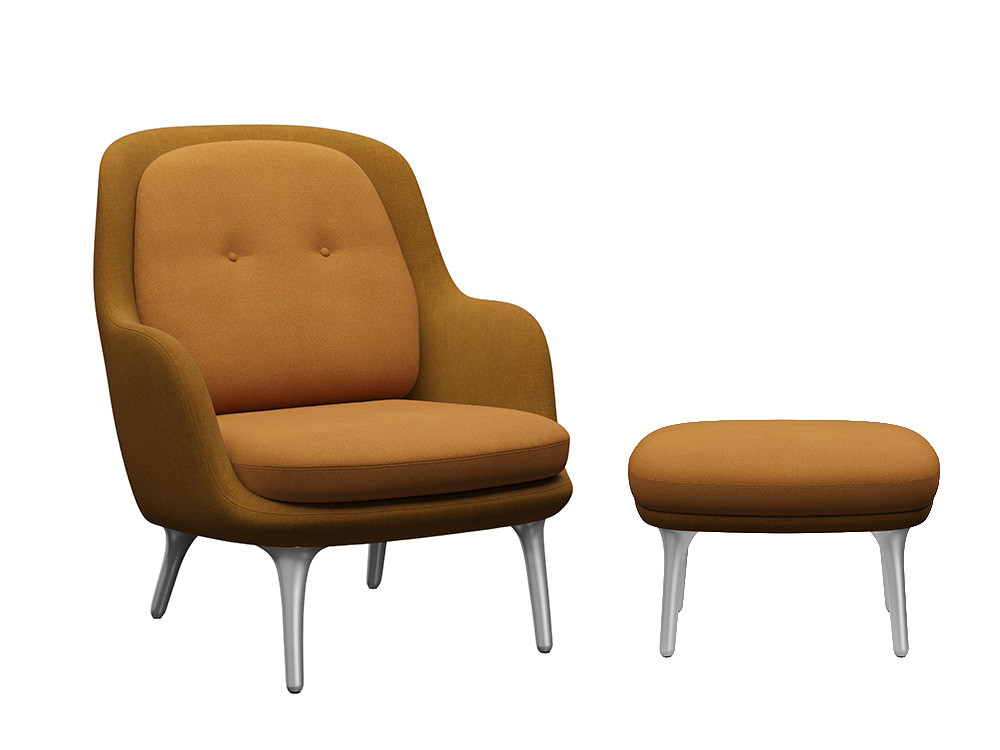 Fri Easy Lounge Chair - Aluminum Legs