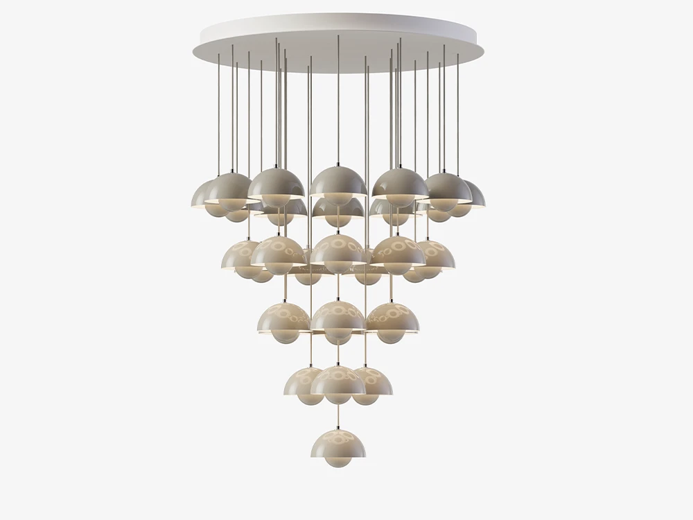 Flowerpot VP10 Chandelier - 31 Pendants