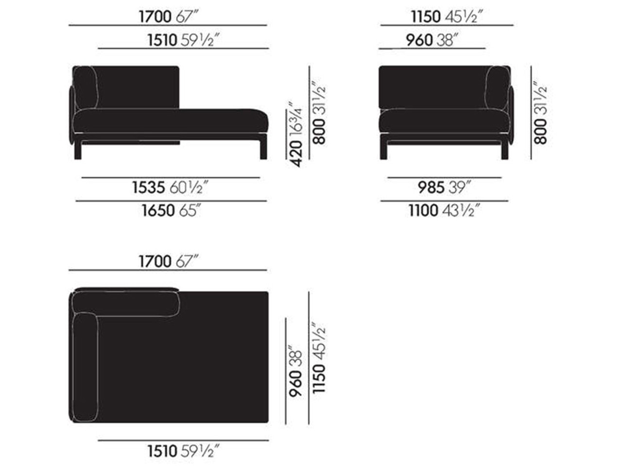 Anagram Chaise Lounge