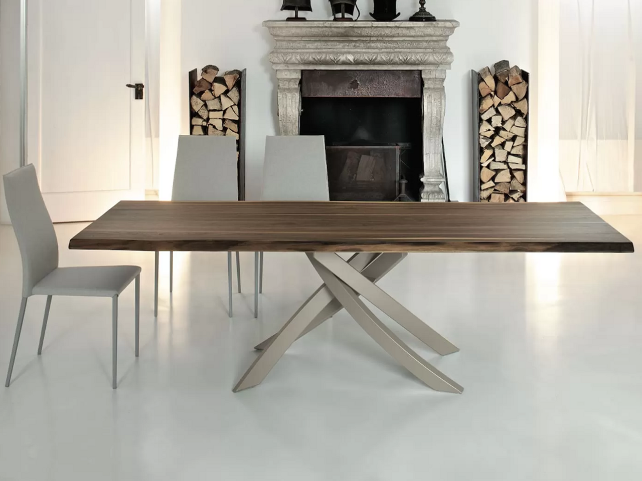 Artistico Wood Dining Table - Rectangular