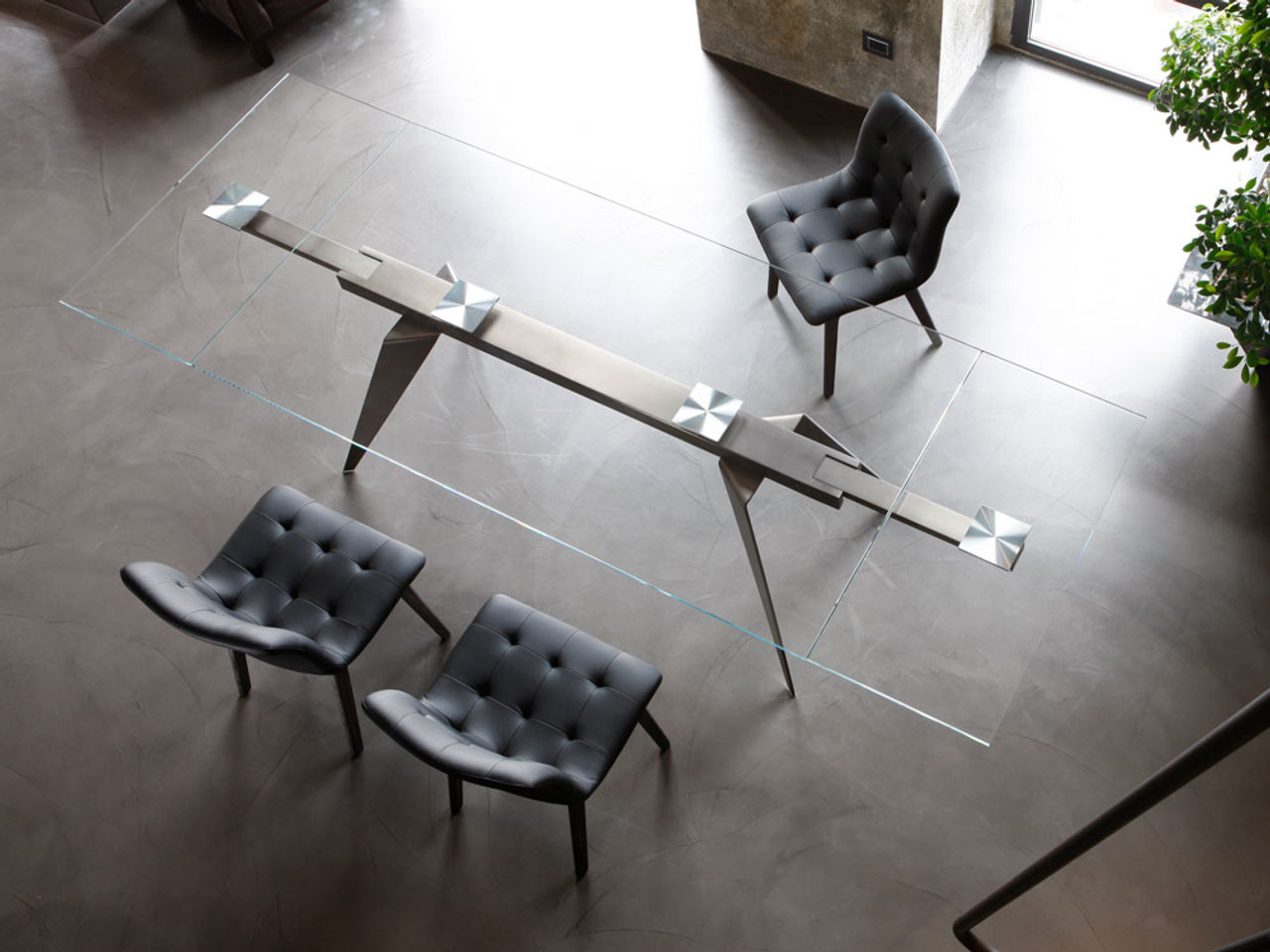 Bontempi Casa Ramos Extendable Dining Table by Silvia & Maurizio Varsi
