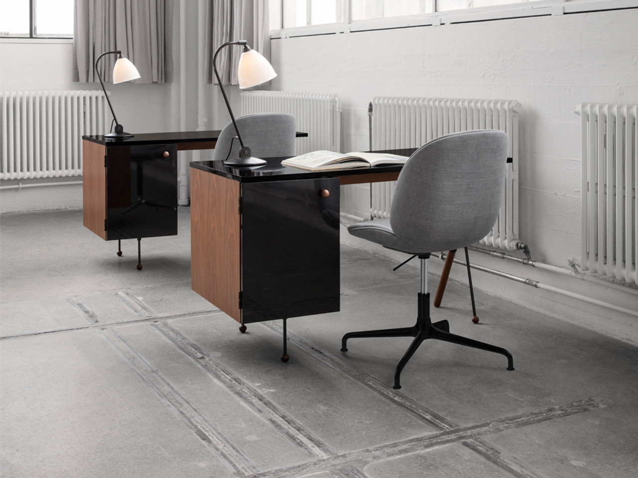 Beetle Meeting Chair - Fully Upholstered - Height Adjustable