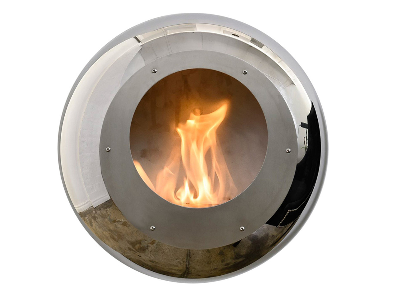 Vellum Wall Mounted Cocoon Fireplace