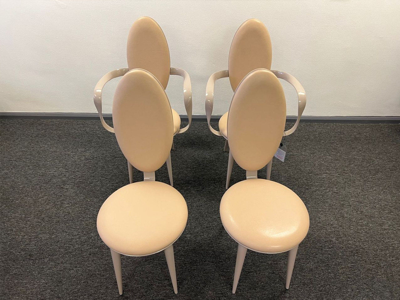 Bastide Leather Dining Chairs - Set of 4 
