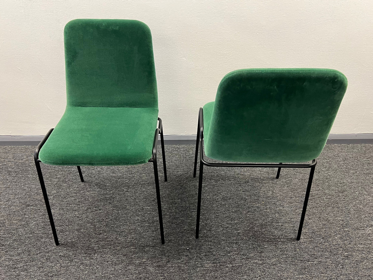 Tadao Dining Chairs - Green Velvet - Set of 2
