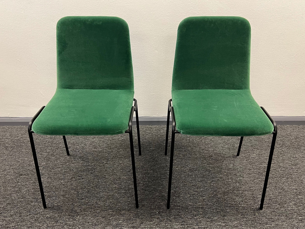 Tadao Dining Chairs - Green Velvet - Set of 2