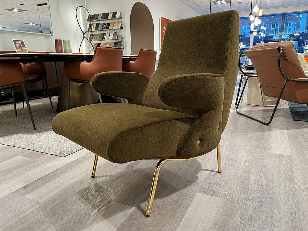 Delfino Armchair - Galvanic Gold