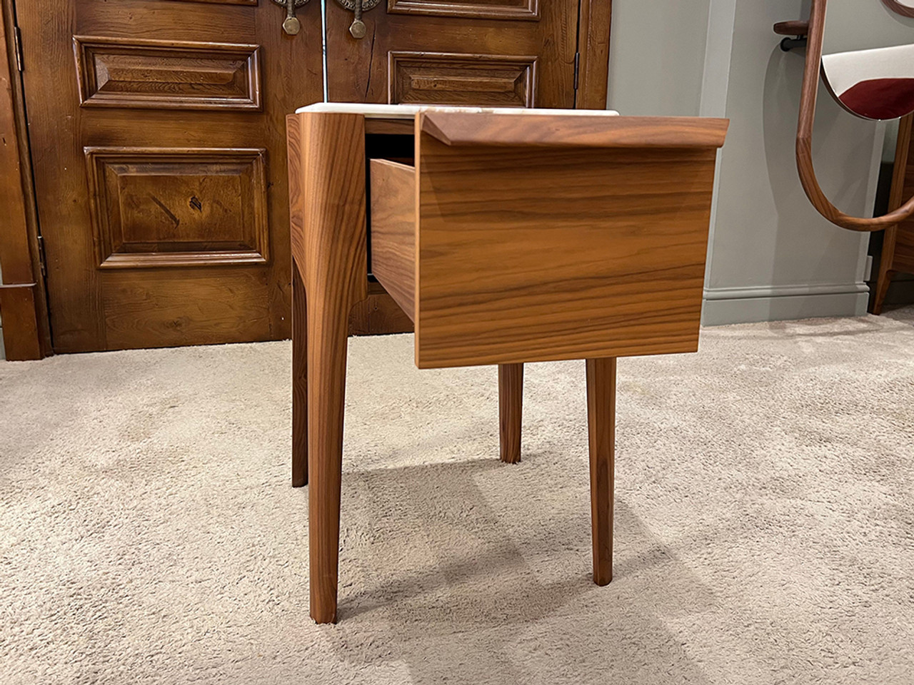 Ziggy Night 2 Bedside Table - Canaletto Walnut
