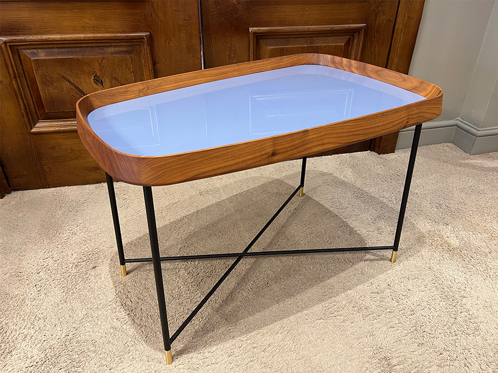 Fritz 1 Side Table - Blue Grey 