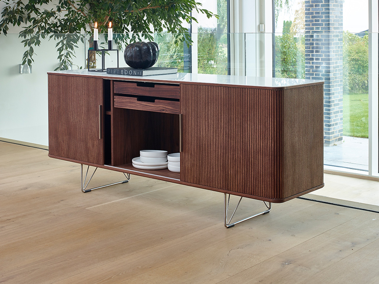 AK 2730 Tambour Sideboard