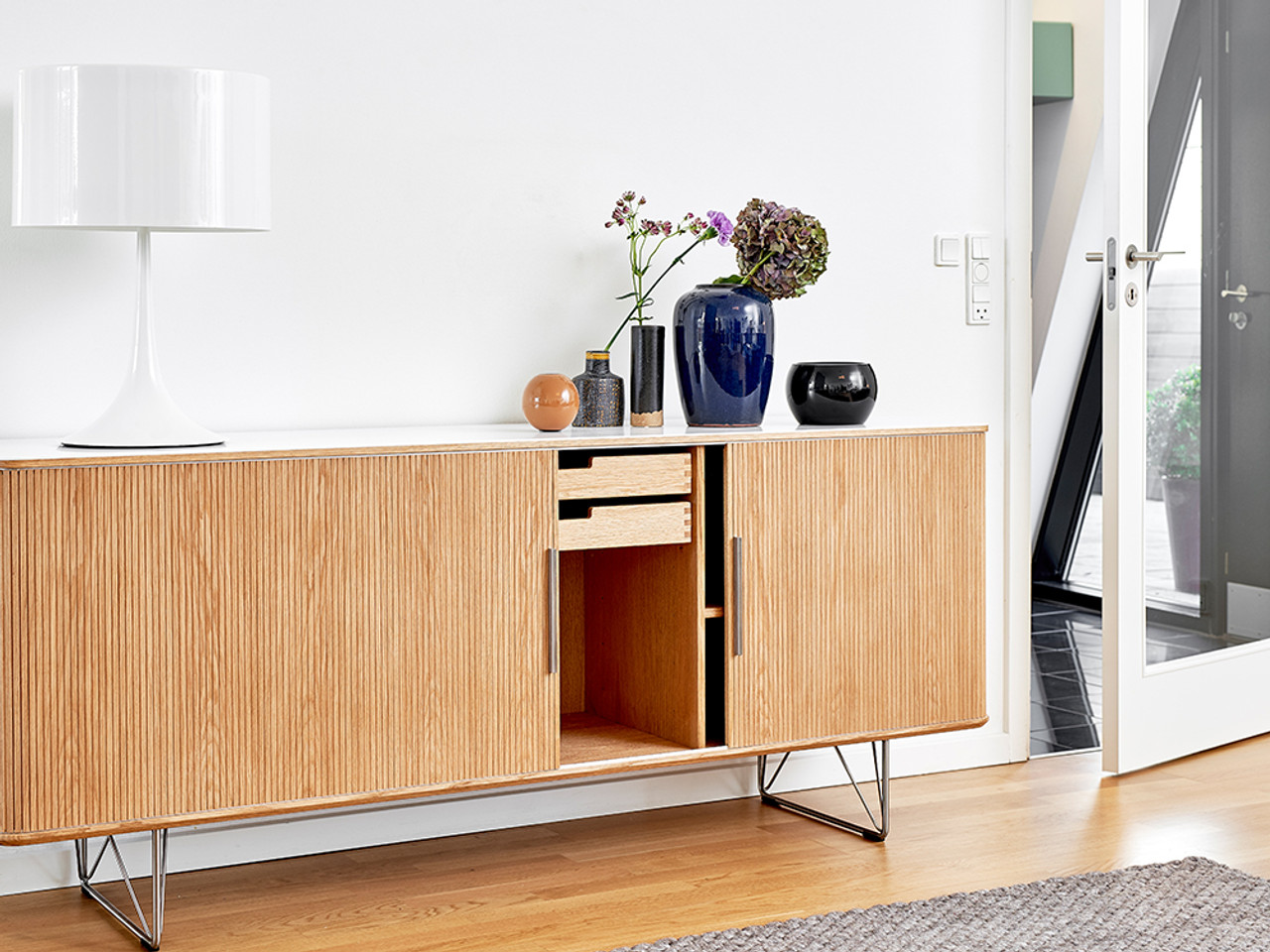 AK 2730 Tambour Sideboard