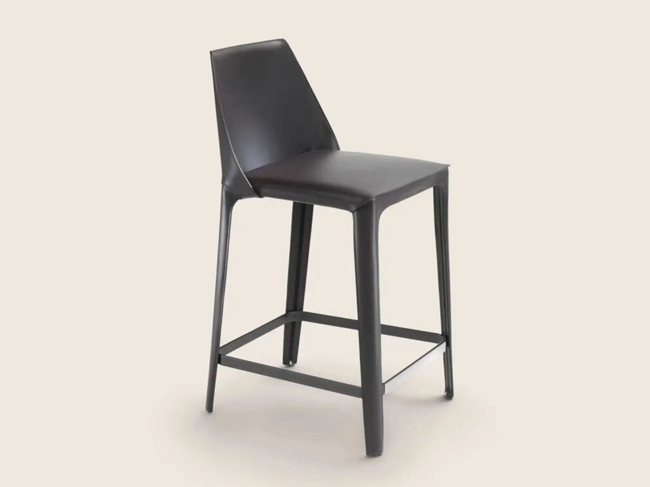 Isabel Leather Barstool