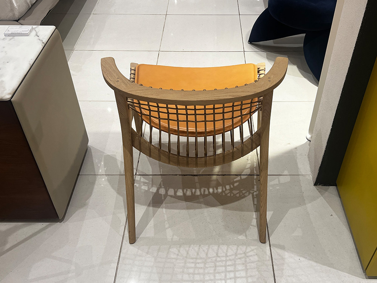 Klismos Lounge Chair - Natural Oak