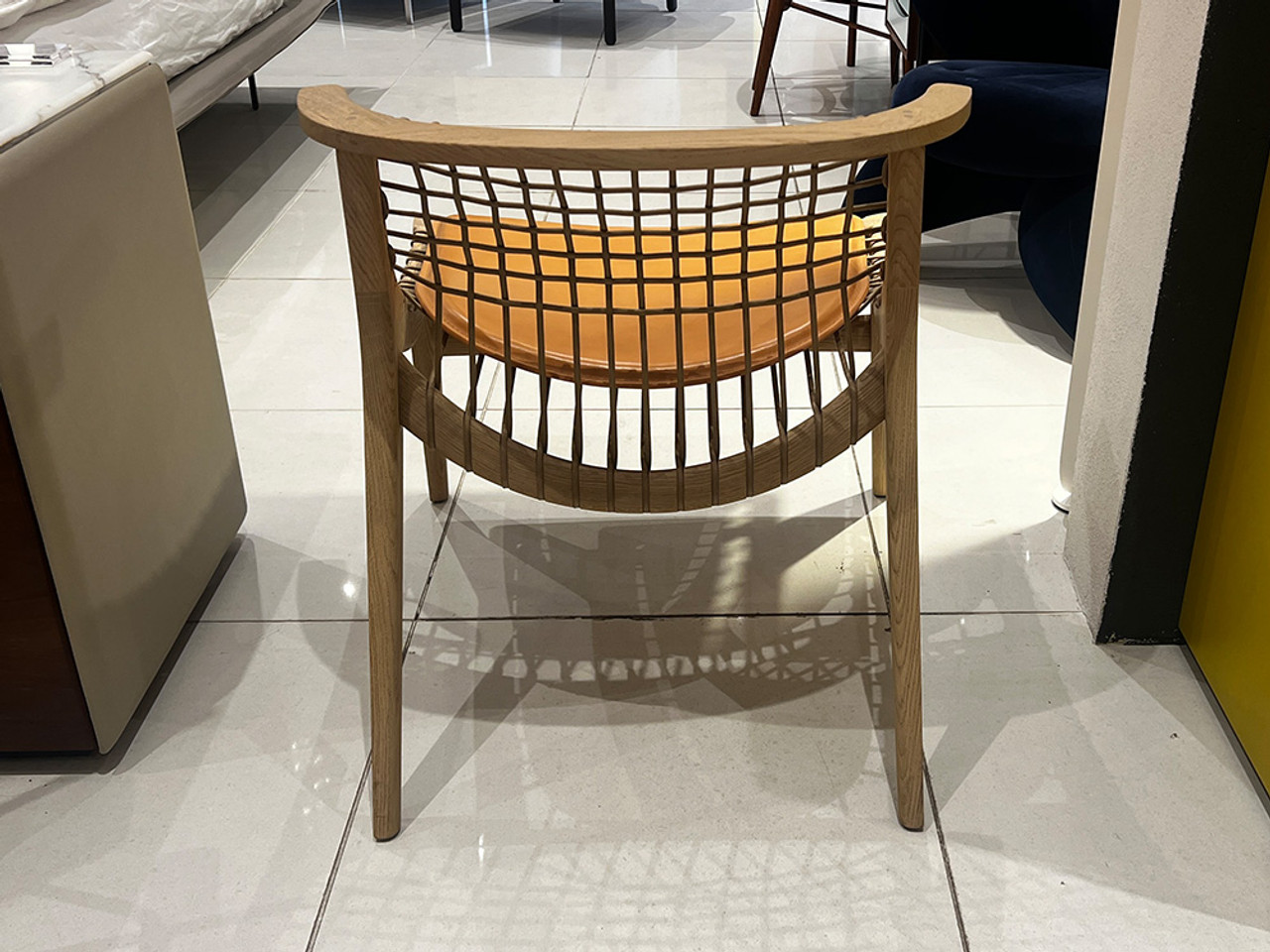 Klismos Lounge Chair - Natural Oak