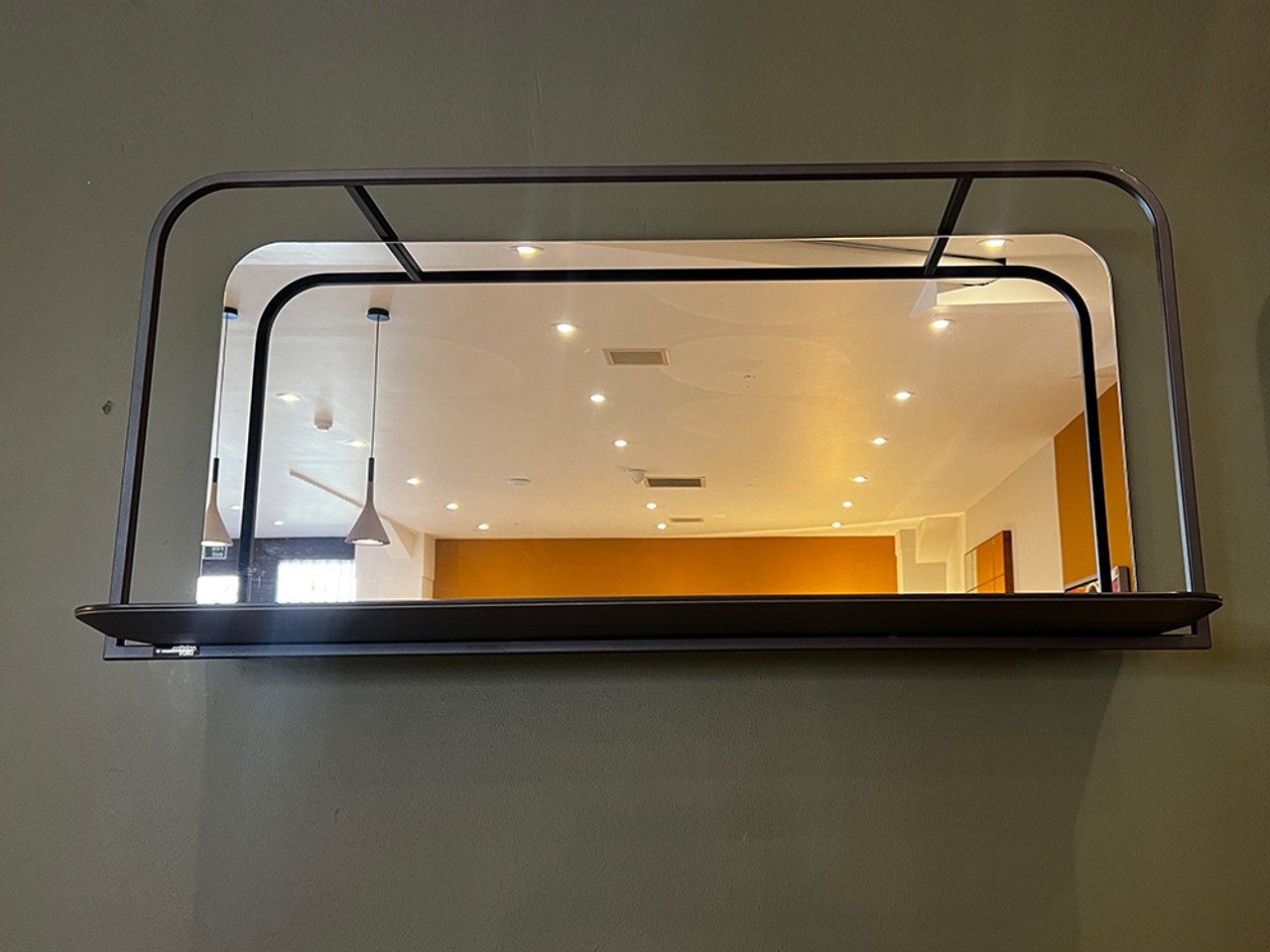 Tresor Shelf - Black Lacquered Steel