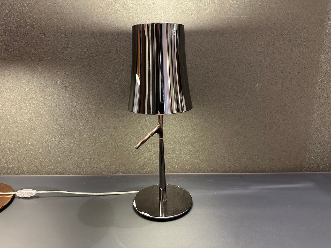 Birdie Table Lamp - Small Black Chrome