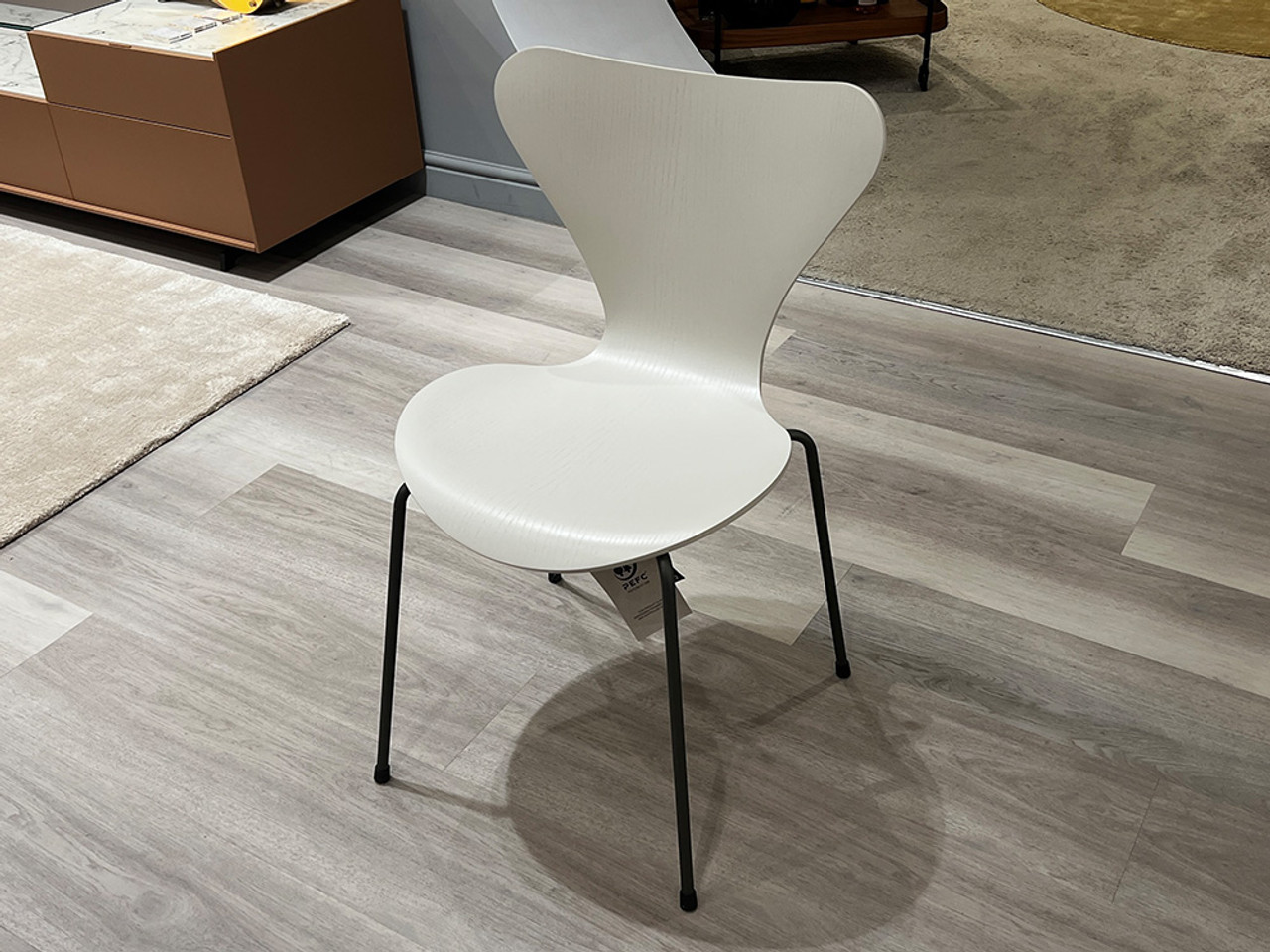 Series 7 Dining Chair - Grey Coloured Veneer