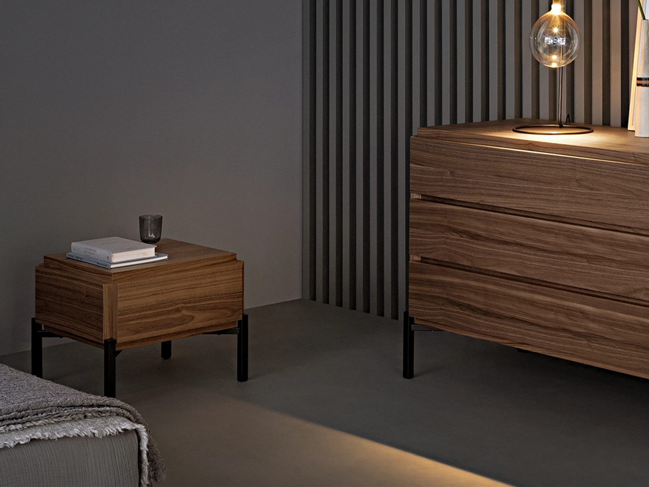Groove Bedside Table