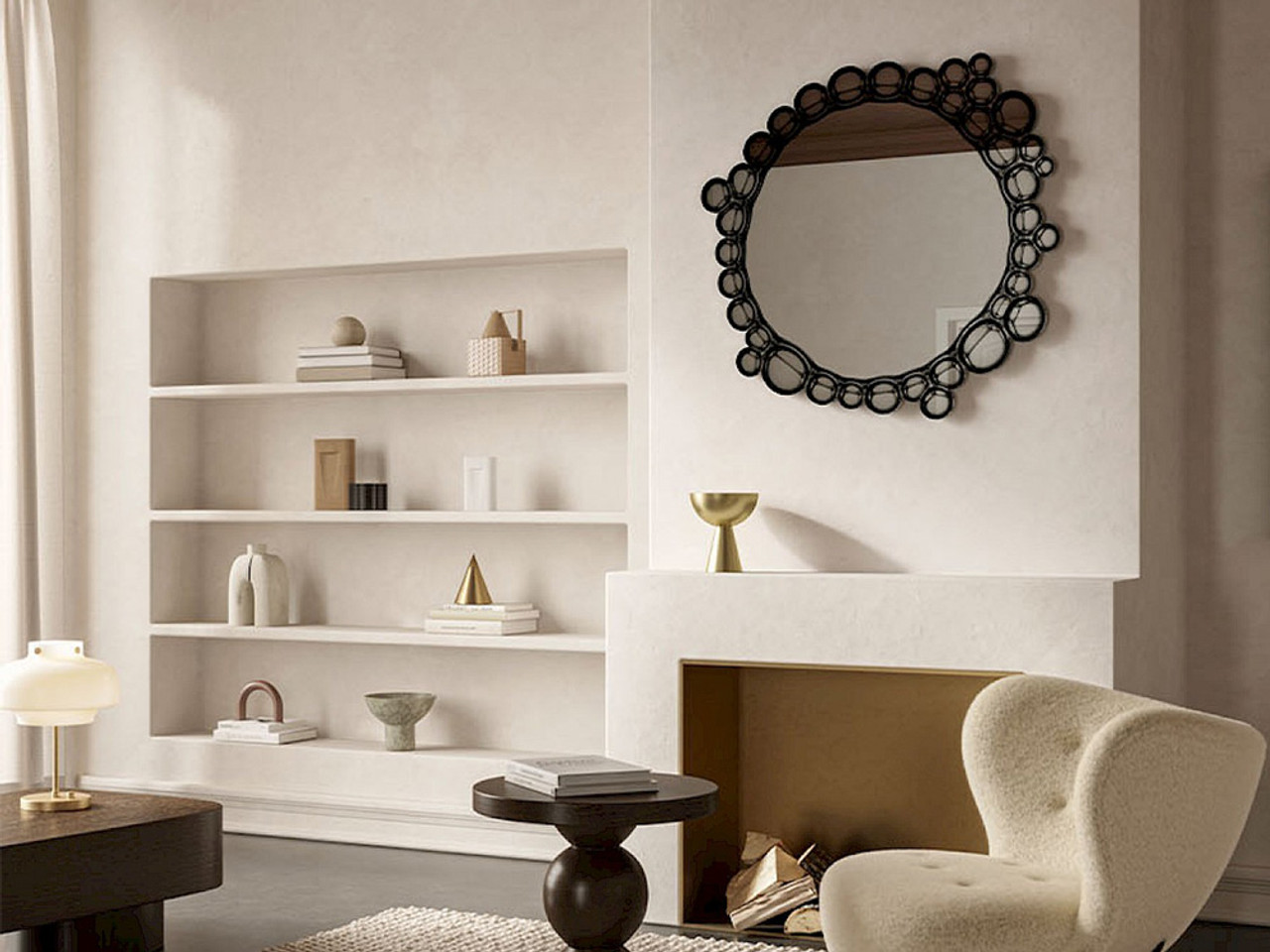 Bubbles Wall Mirror