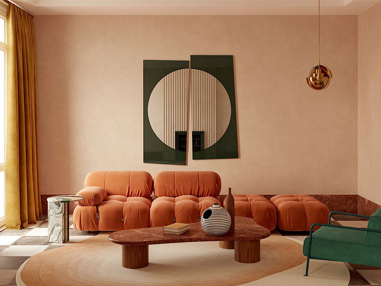 Noren Wall Mirror