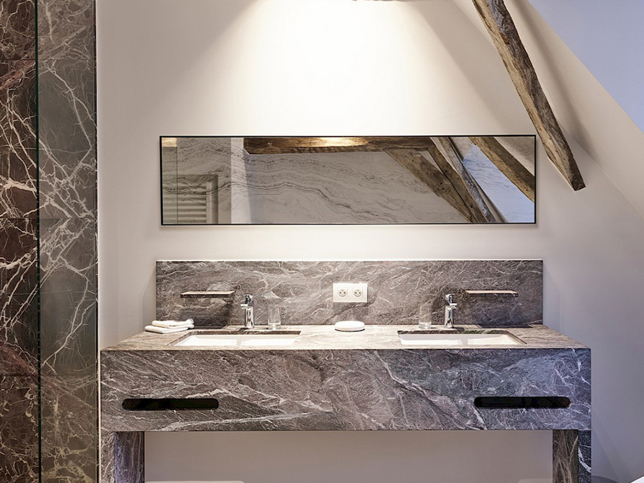 Travertin Wall Mirror