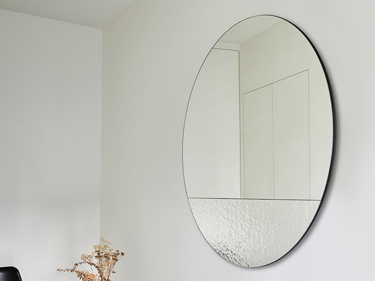 Cord Deco Round Wall Mirror