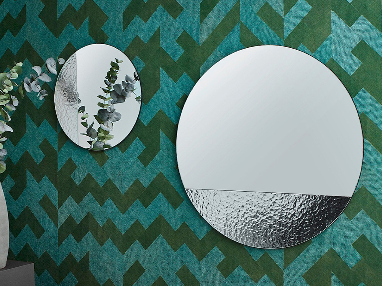Cord Deco Round Wall Mirror