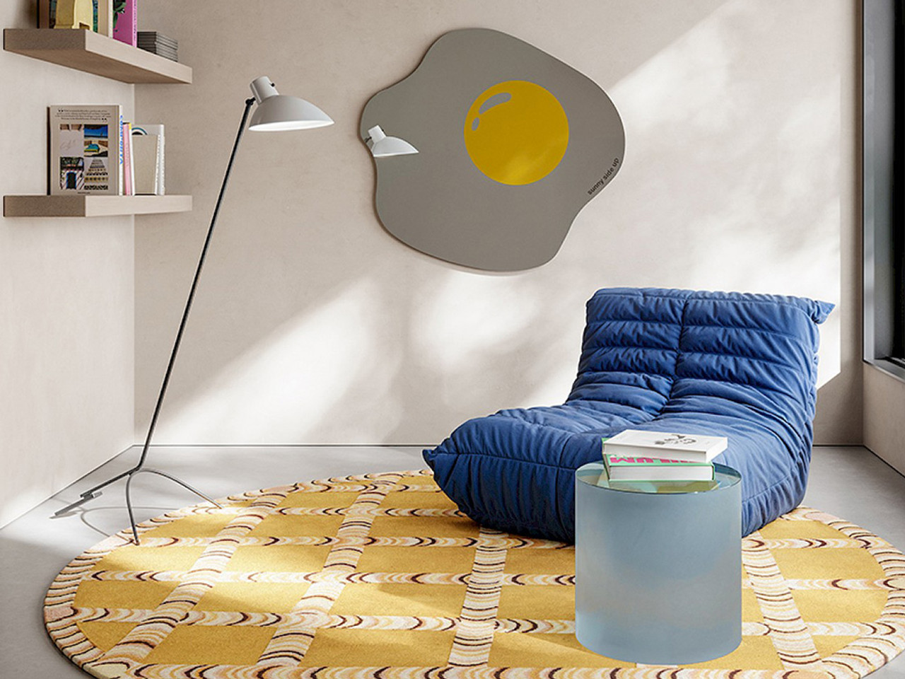 Sunny Side Side Up Wall Mirror