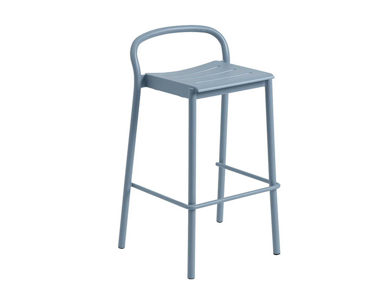 Linear Outdoor Barstool Set
