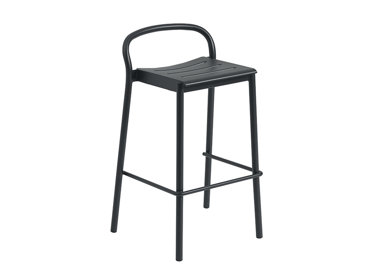 Linear Outdoor Barstool Set