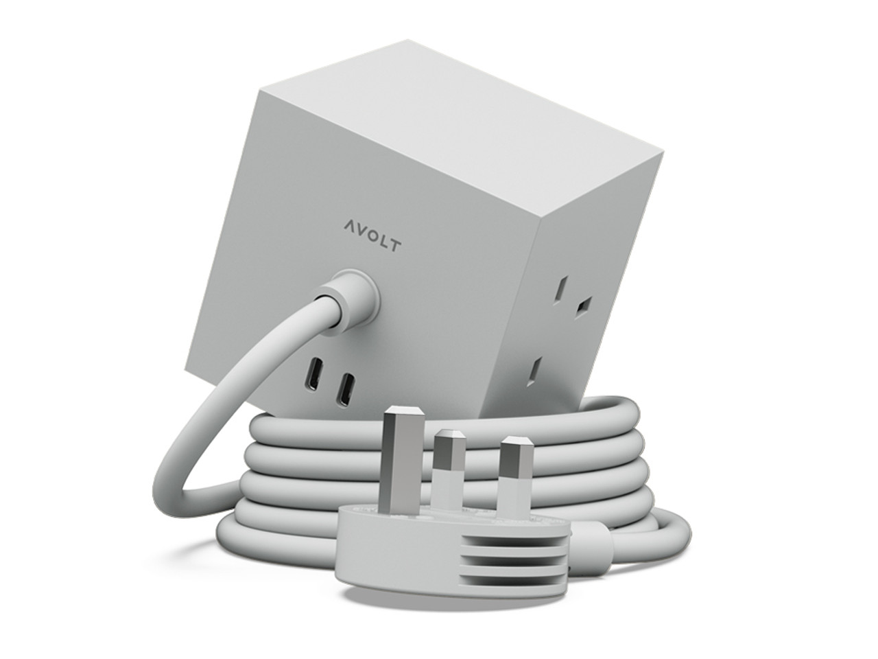 Square 1 USB-C Extension Lead Set - Gotland Grey