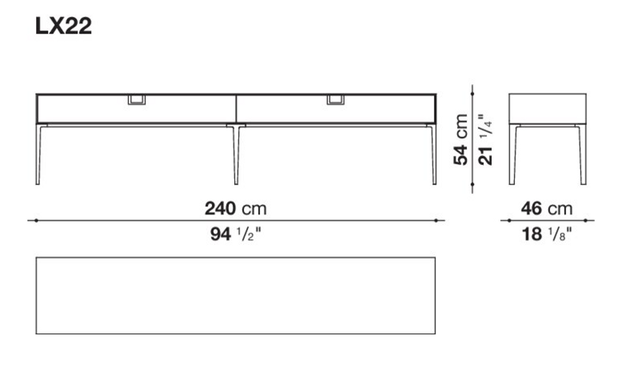 Alcor 2 Drawer Console Table