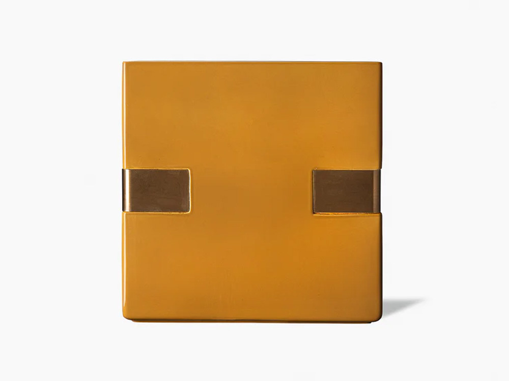Yellow Square Vase - Equilibri Collection