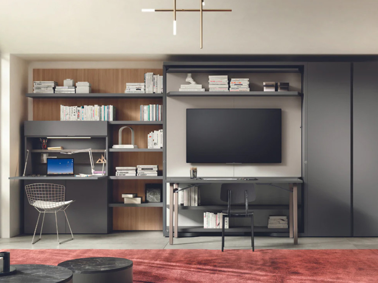 LGM TV Unit with Desk