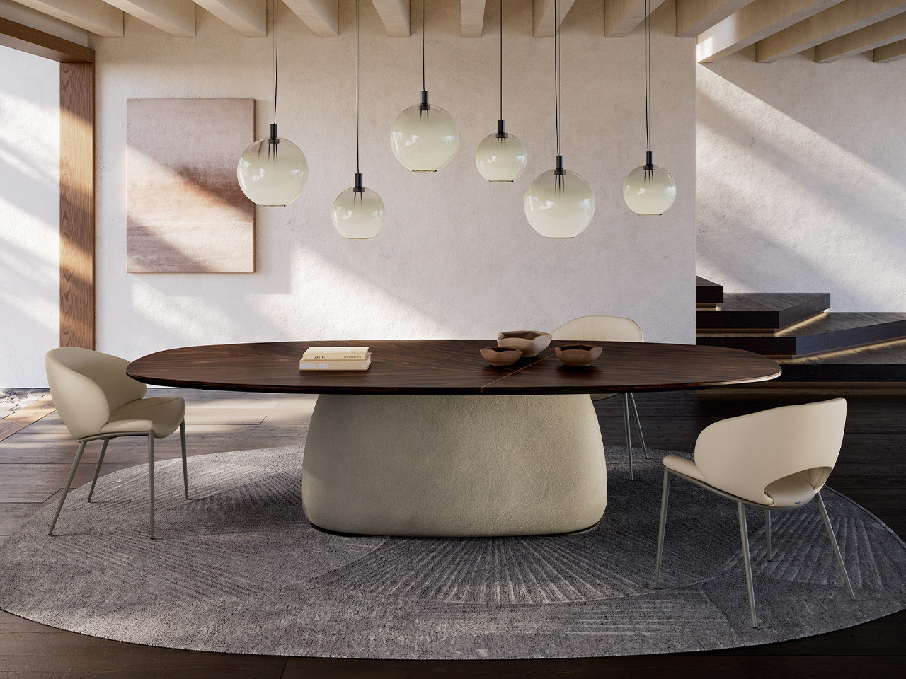 Botero Wood Dining Table