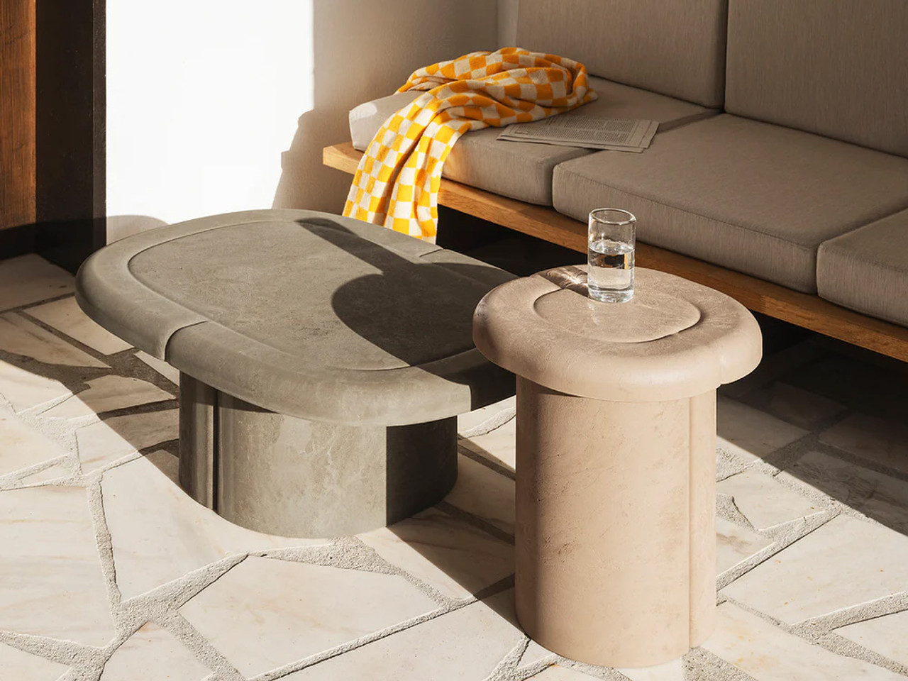 Alder Oval Lounge Table