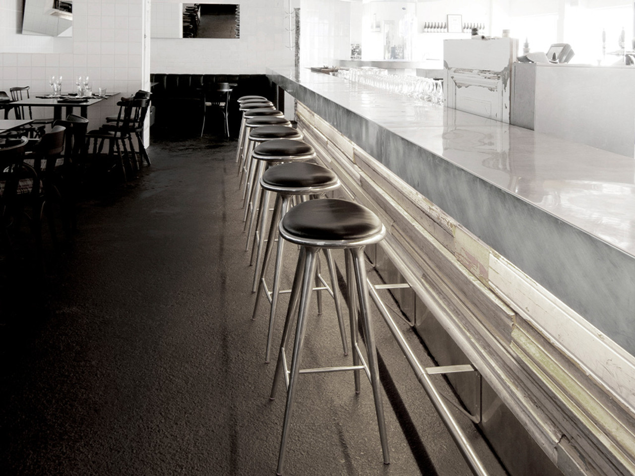 High Barstool Aluminium