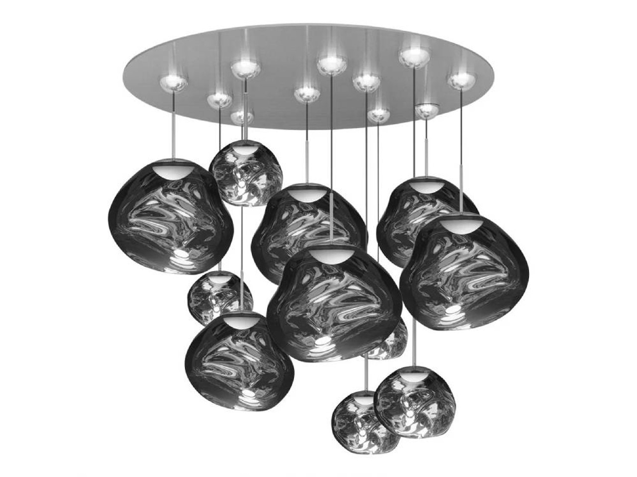 Melt Mega Chandelier Round
