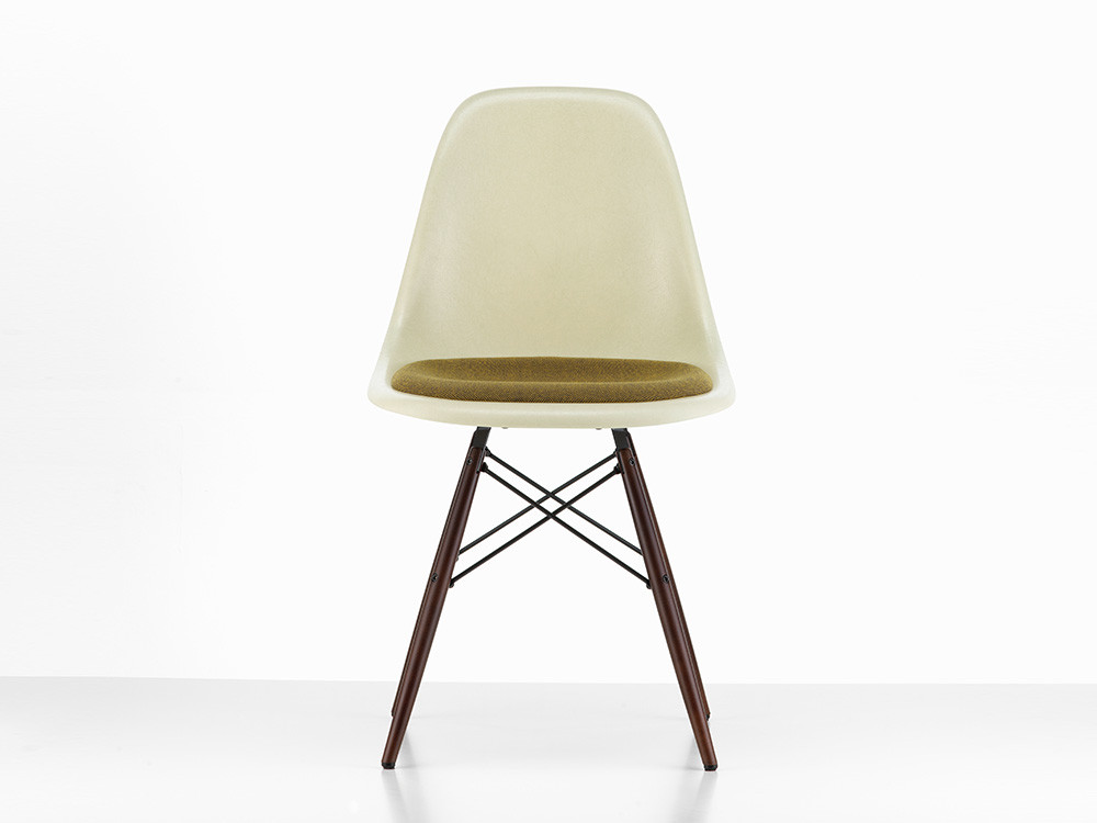 Eames DSW Fiberglass Chair + Cushion