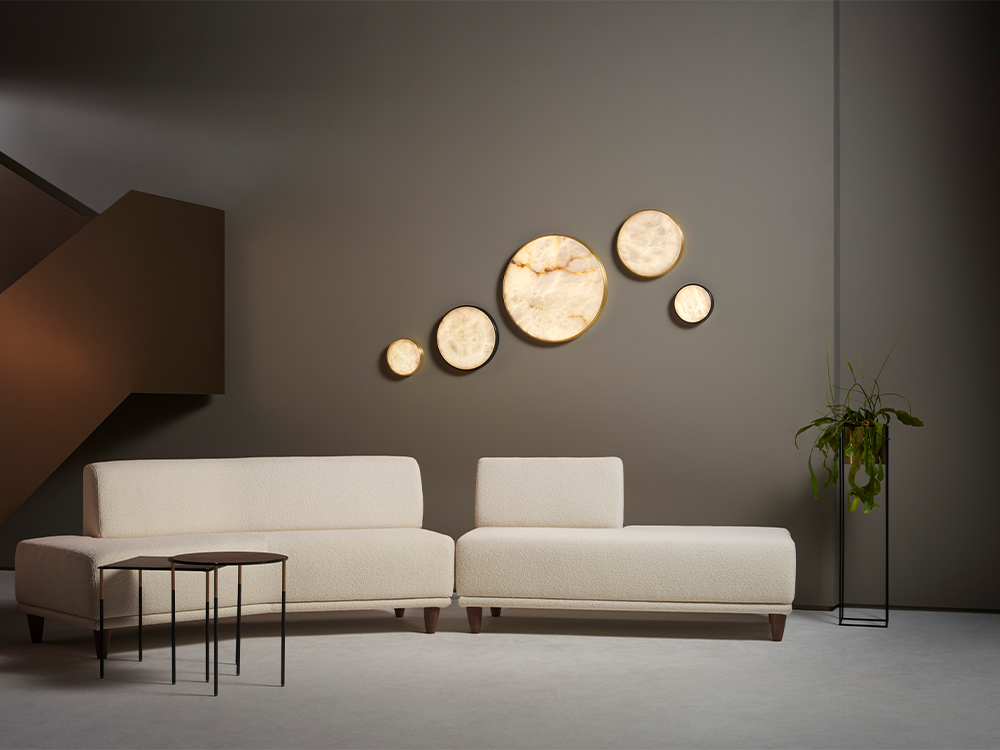 Anvers  Large Wall/Ceiling Light - Satin Brass