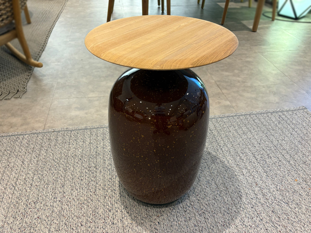 Blow Outdoor High Side Table - Clay