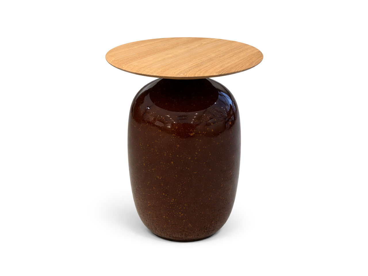 Blow Outdoor High Side Table - Clay