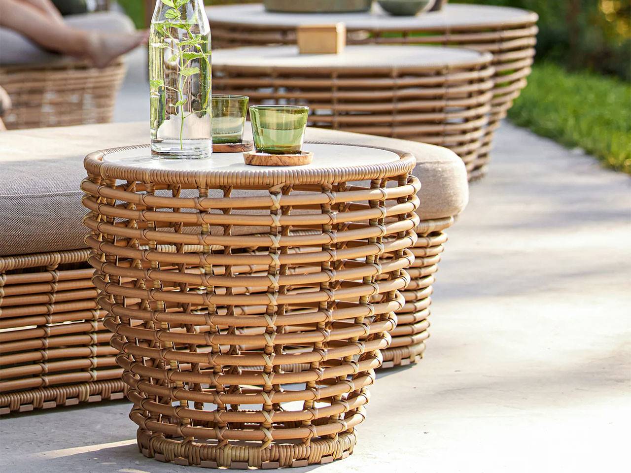 Basket Outdoor Coffee Table